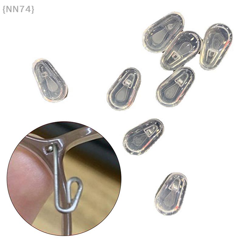 5 Paar Superweiche Silikon-Nasenpads für Brillen – Push-In-Luftkammerdesign für optische Brillen