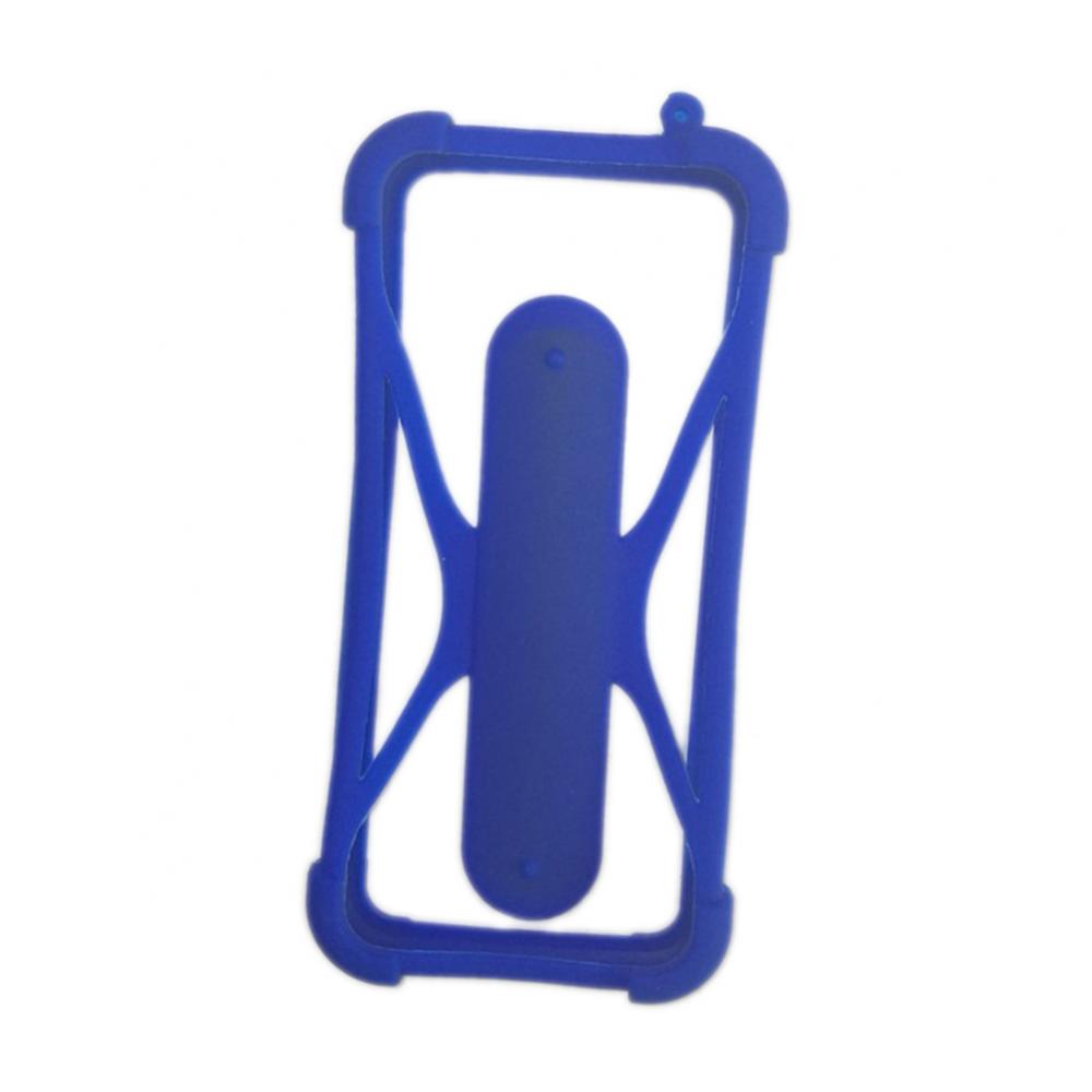 

Bumper Silicone Universal Soft Case Phone Frame with Holder for iPhone for Samsung s10/plus/lite сапфірове скло синього кольору кольору