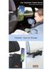 Rotating Telescopic Car Headrest Phone & Tablet Holder with Back Pillow for Rear Seat Entertainment