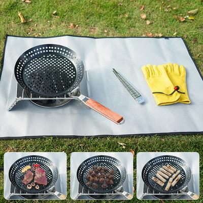 Poêle à frire portable pour la cuisson en plein air, le camping, le gril, le barbecue