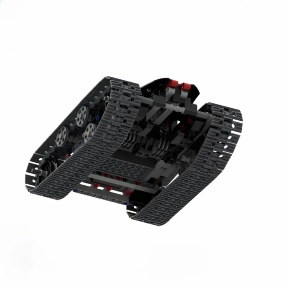 MOC 4WD Crawler Monster Tank High Speed Buggy Motor Off-Road Cross Excavator Chassis APP Remote Control Building Blocks Vehicle