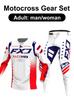 Set echipament motocross Enduro cross Tricou Pantaloni Kituri Set Echipament Racer Off-road Kituri Bărbați Kituri Femei Munte Downhill Motocicletă MX