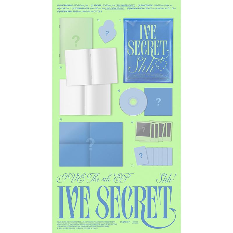 [Pre-order] IVE - 4th Mini Album [IVE SECRET] (+Online Benefit)
