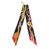 HERMES  063940S 12  Scarf Black/yellow Silk Women
