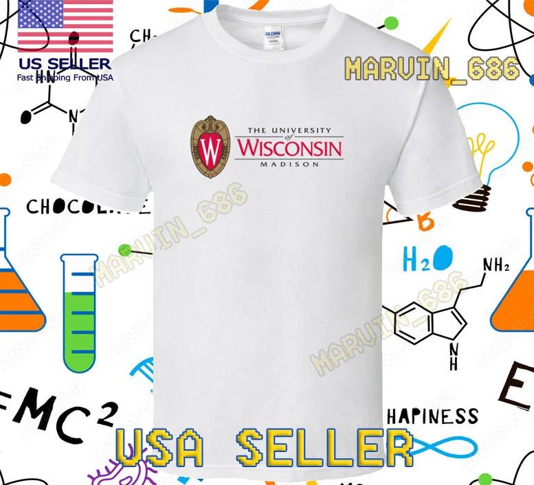 NEW SHIRT THE UNIVERSITY OF WISCONSIN MADIS RACING LOGO T-Shirt FUNNY SIZE S-5XL 4XL