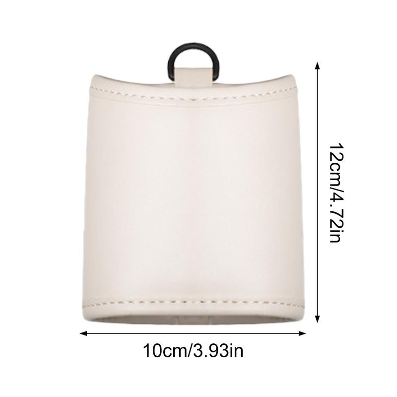 Car Air Outlet Storage Bag Universal Leather Car Keyholder Storage Box Multifunctional Car Vent Pocket Organizer For Keys Pens