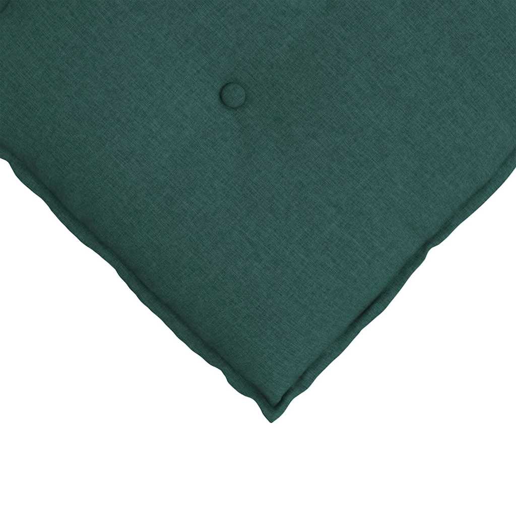 Back Cushion Dark Green 120 x 19 x 50 cm Fabric