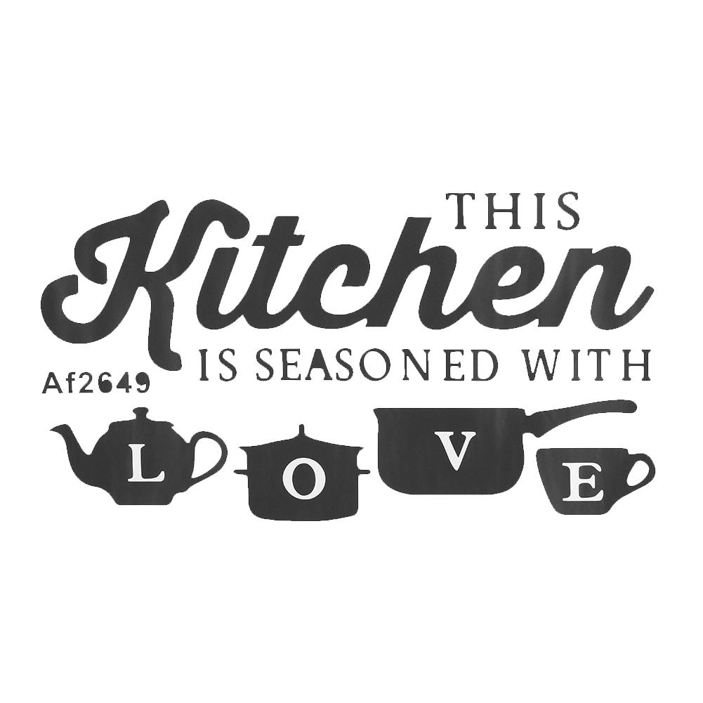 

Love Removable PVC Wall Sticker Art Home Kitchen Background Decor