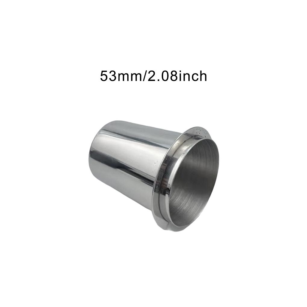 Stainless Steel Coffee Portafilter Receiving Dosing Cup 51/53/58mm Cups Reusable Powder Feeder Kitchen Gadgets