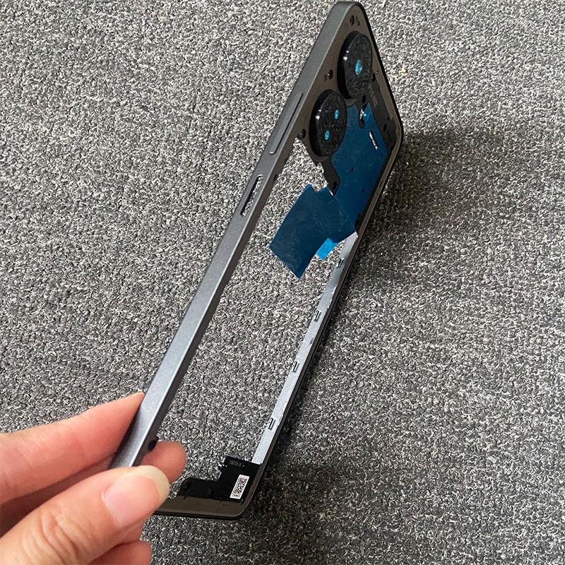 New For Xiaomi Redmi 13C Front Bezel Middle Frame Back Housing Mid Plate Replacement For Poco C65
