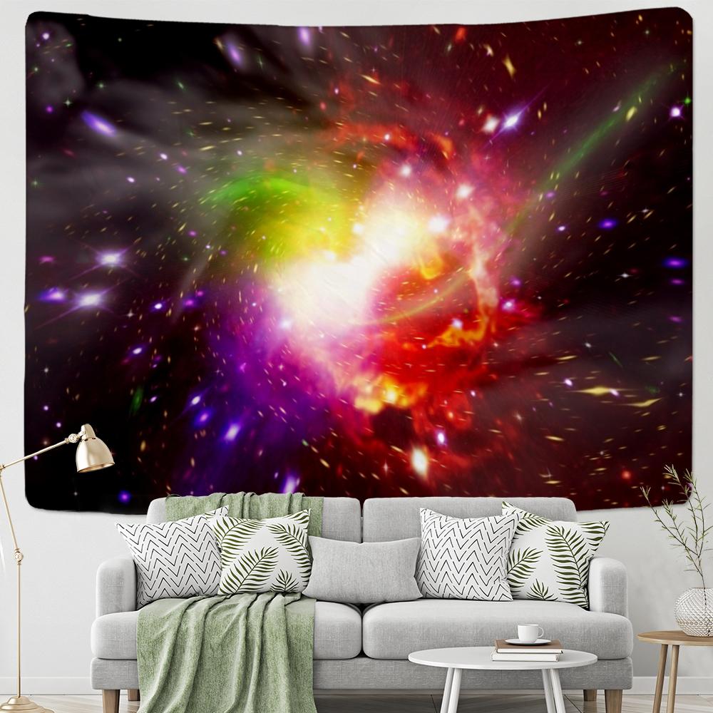 Star Universe Tapestry Wall Hanging Hippie Retro Bohemian Mandala Psychedelic Mysterious Witchcraft Art Home Decor