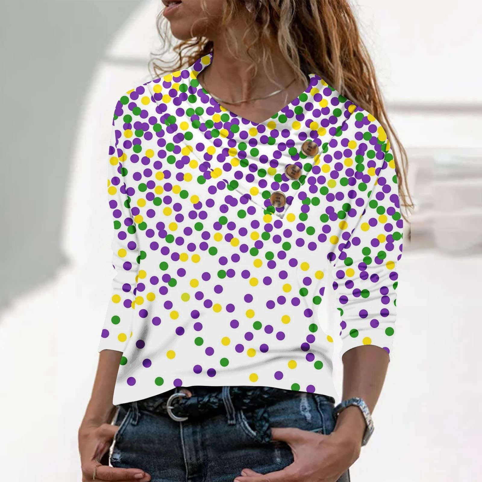 

Женская повседневная рубашка с длинными рукавами и V-образным вырезом на пуговицах с модной футболкой с принтом XXL белый