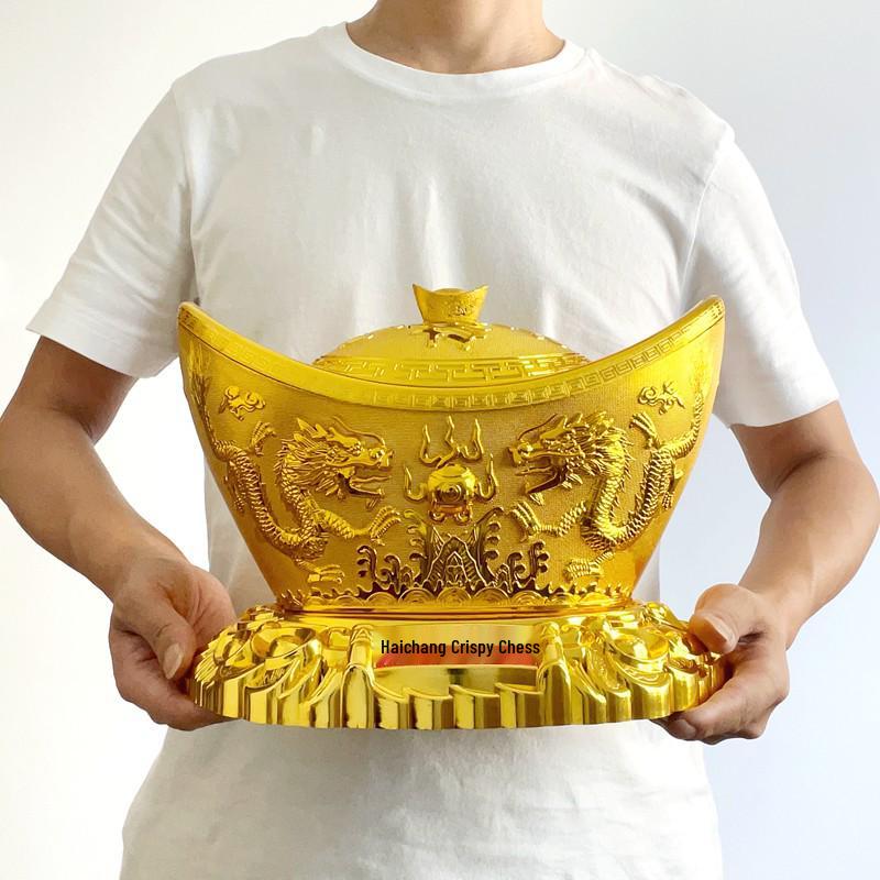 Lingots Dorés Décorations Festives - Ornements Trésors du Festival du Printemps