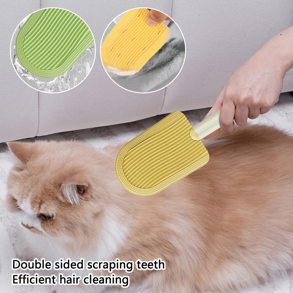 Cat Tongue Comb, Celery Cat Tongue Comb, Cat Tongue Brush, Celerypets Cat Tongue Comb, Pet Ice Cream Massage Comb, Pet Grooming Brush, Easily R