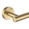 Toilet Roll Holder Punched Rust-proof Brushed Gold Wall-mounted Toilet Paper Rack for Bathroom