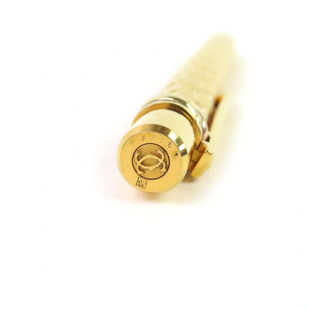 Great Cartier Ballpoint pen Must de Cartier Trinity Wave Pattern Twist Type gold Used