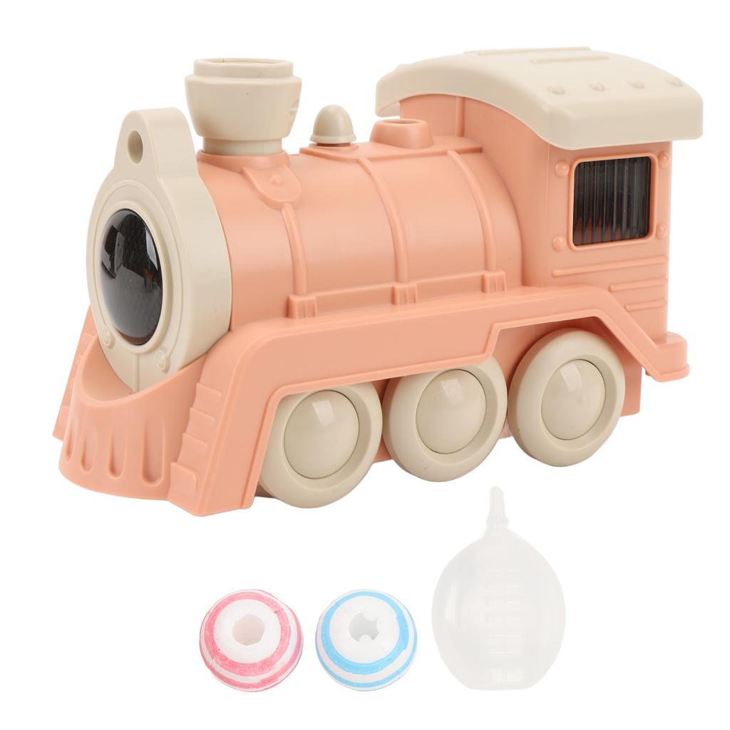 Floating Blowing Ball Small Train Innovative Children Toy Electric Train Toy with Sound Light Music
