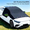 Magnetic Car Windshield Sunshade Snow Cover Frost Guard Uv Ice Protection Blocker For Most Vehicles