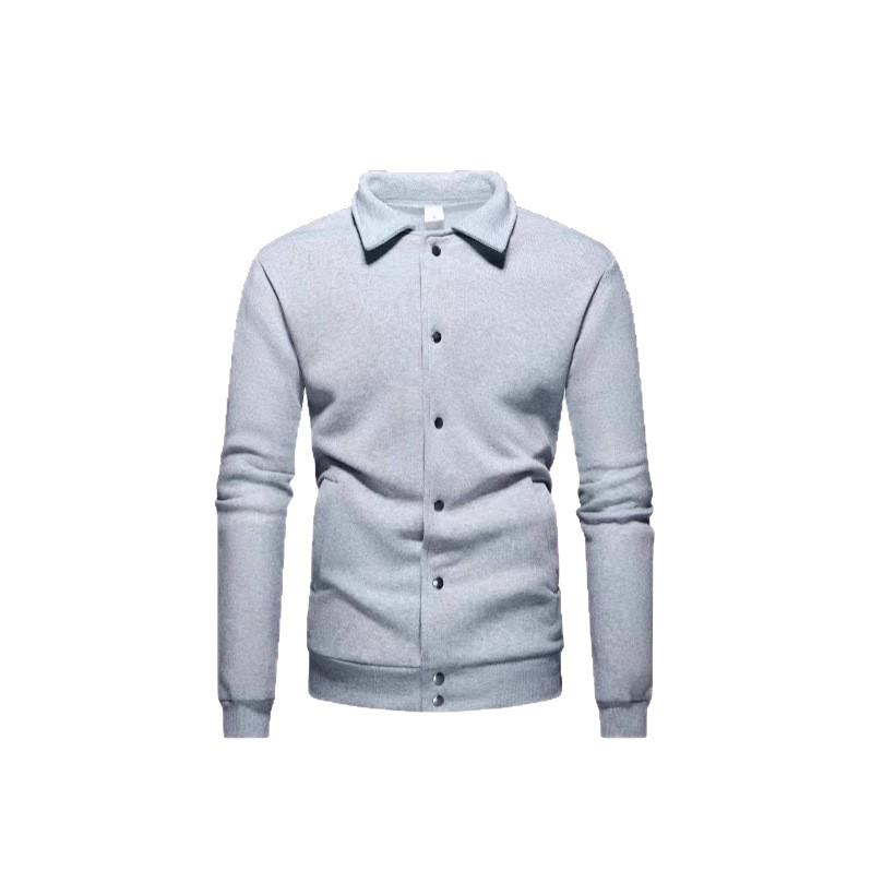 2025 Herren Schwere Lapel Mehrknopf Mode Hoodie Jacke für Herbst/Winter