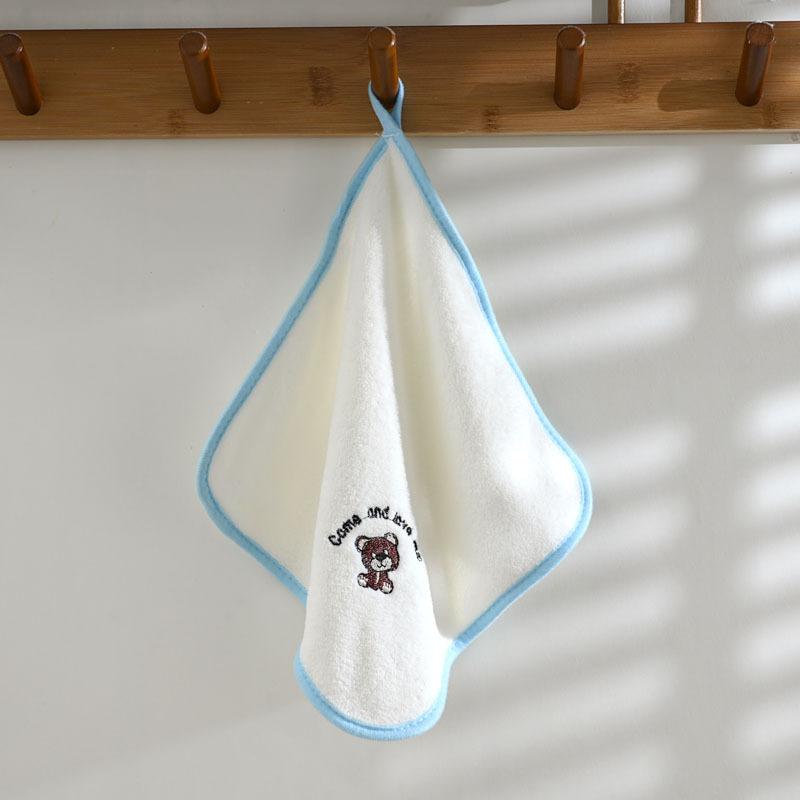 

Baby Cartoon Embroidered Soft Towel Little Sitting Bear