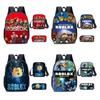 Spacious 20-35l Nylon Roblox Backpack Breathable Cartoon Bag For Students Travel