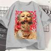 Übergroßes T-Shirt Sommer Sängerin Doja Cat Mode T-Shirts 100% Baumwolle T-Shirt Für Unisex Y2k Klassisch Große Größen Kurzarm