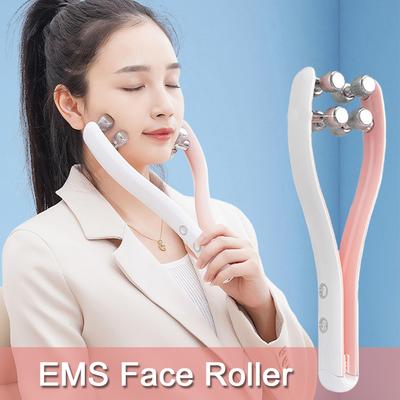 EMS Face Lift Roller Double Chin Remover V Face Slimmer Jaw Line Facial Lifting For Skin Tightening Anti Aging Wrinkle Remove
