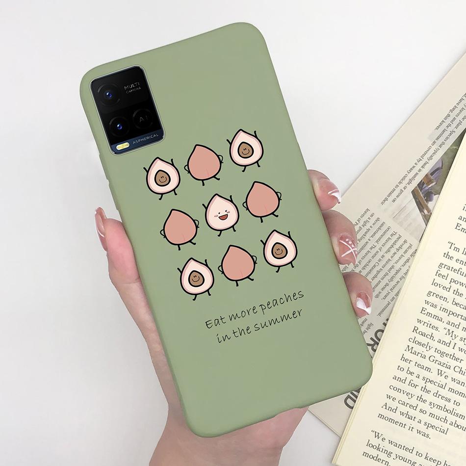For Vivo Y33 Y33S Y21 Y21S Case Luxurious Silicone Soft TPU Matte Phone Back Cover For Vivo Y 33 Y33 S Y 21 S 21S Fundas Bumper