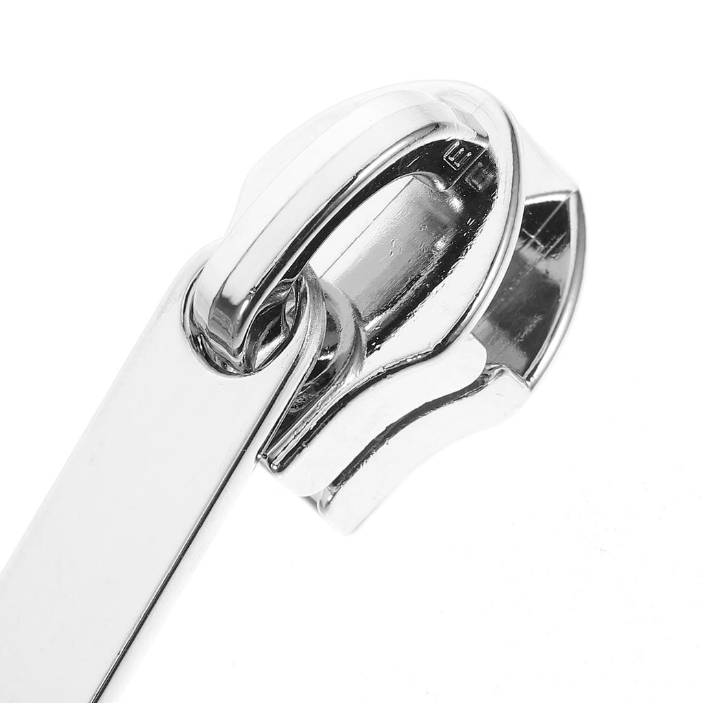 4 ks Dvouvrstvý protiexplozivní zipový jezdec s jedním otvorem pro zámek Náhradní kovový hladký jezdec na zavazadla Pro