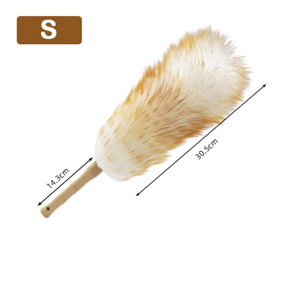 

Multipurpose Wool Duster Brush Long Handle Soft Car Cleaning Sweeping Brush Washable Furniture Feather Duster Houseware Tools
