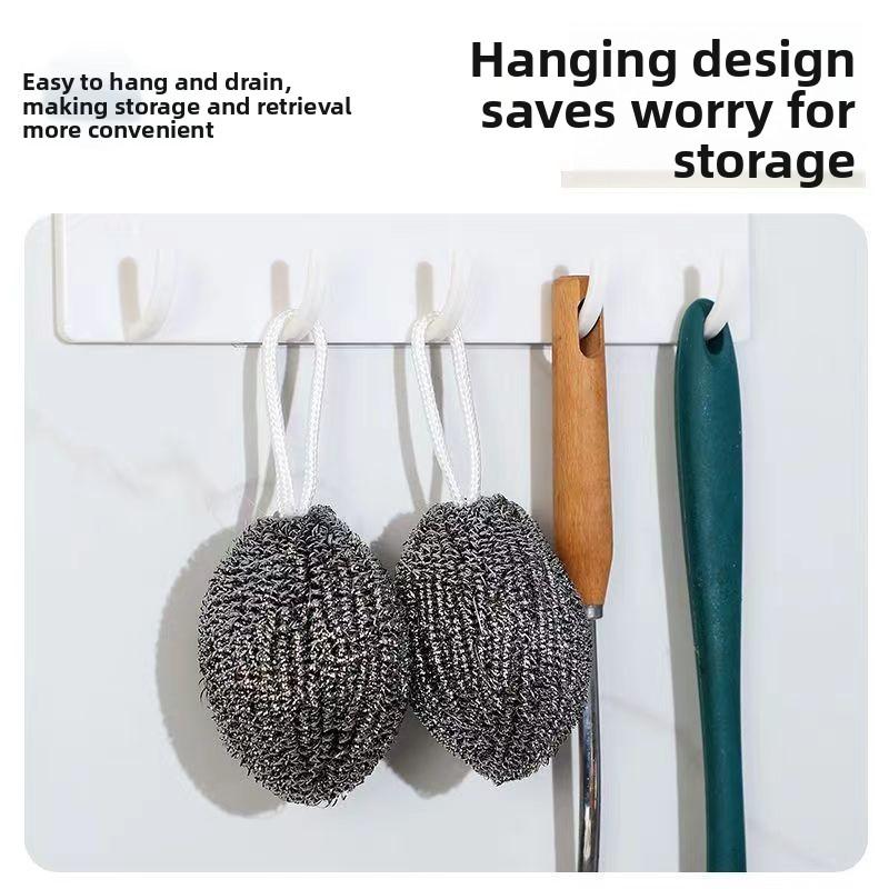 Large Household Kitchen Scouring Pad for Pots and Dishes, Non-shedding Steel Wool Pad
