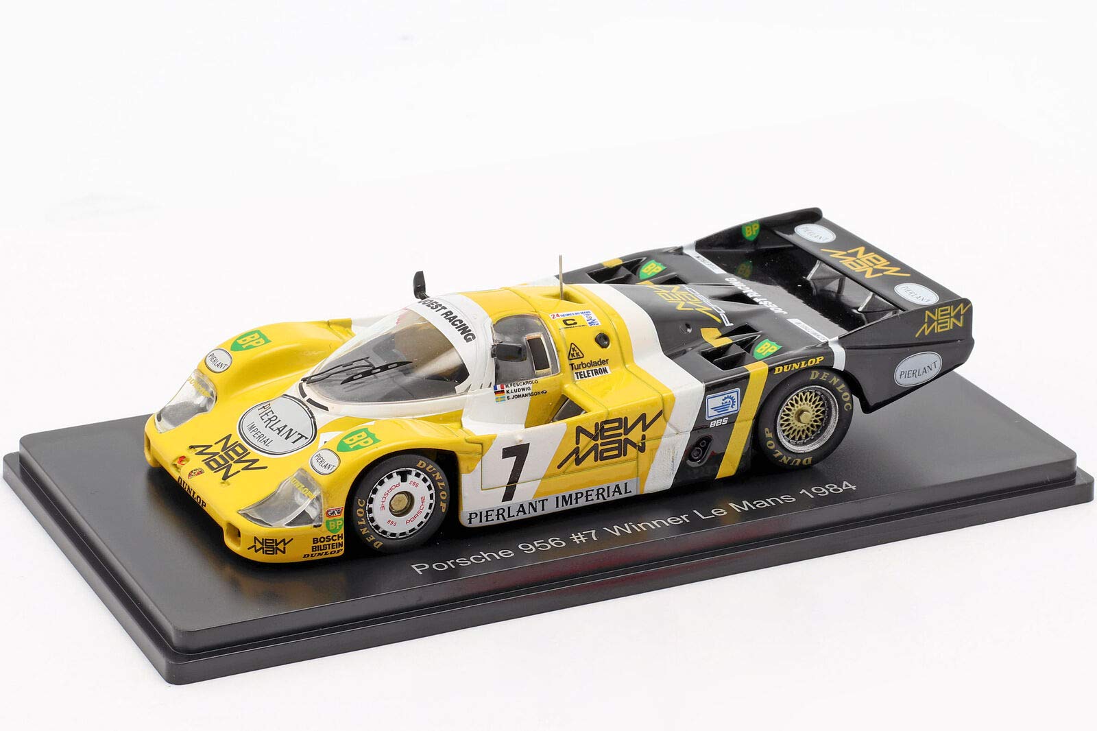 

Porsche 956L Mini Car Le Mans 24 Hours Race 1984 Winner TEAM NEWMAN JOEST RACING N7 1/43 [Item]