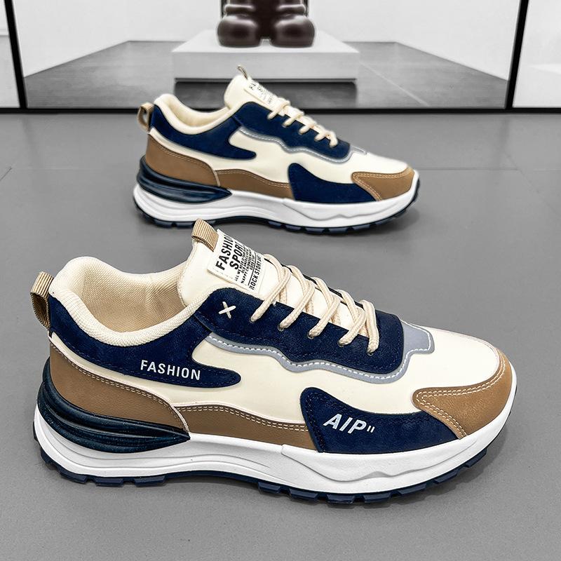 Sneakers New Spring Casual Shoes Summer Leather Waterproof and Non-slip Labor Insurance Shoes