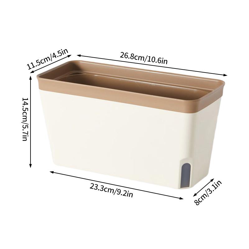 Vasi Rettangolari Vasi per Piante Succulente Vaso per Bonsai Paesaggistico Vasi per Piante Verdure Vaso per Coltivazione Fioriera Quadrata