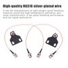 Professional Stage Wireless Microphone Host BNC Antennae Extension Cable for Receiver Clear Sound Transmission