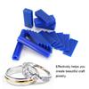 Jewelry Ring Mold Wax Tube Jewelry Ring Making Engraving Sheet Set Blue