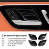 Interior Accessories for GLC Class and EQS ABS Inner Door Handle Bowl Decorative Covers GLC Class Dress-Up W206, W223, X254, W214, EQE, (Black) - (For