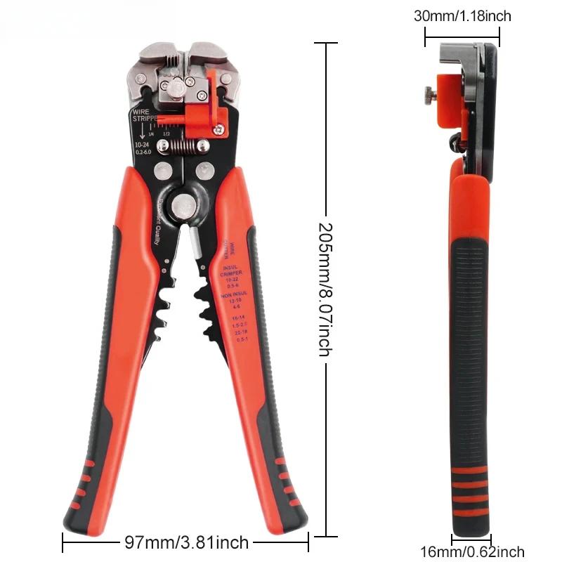 Multifunctional Tool Wire Stripper Automatic Wire Cutter Cable Crimper Electrician Repair Tool