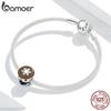 Bamoer-Anhänger „Kaffeetasse“ aus echtem 925er-Sterlingsilber, passend für Original-3-mm-Armbänder, duftender und köstlicher Winterkaffee ist das beste Geschenk für Ihren Liebhaber
