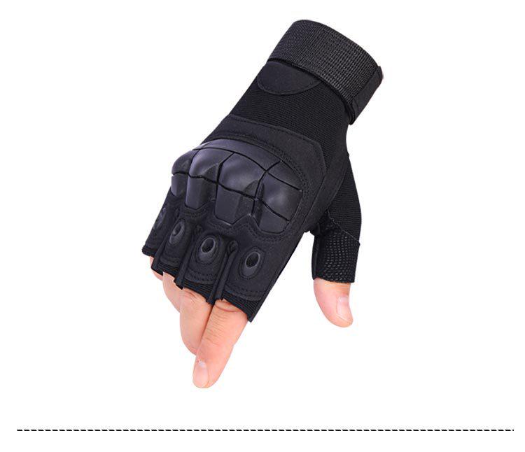 Men's Full-Finger Outdoor Tactical Gloves - Cut-Resistant, Wear-Resistant for Motorcycle Riding & Combat