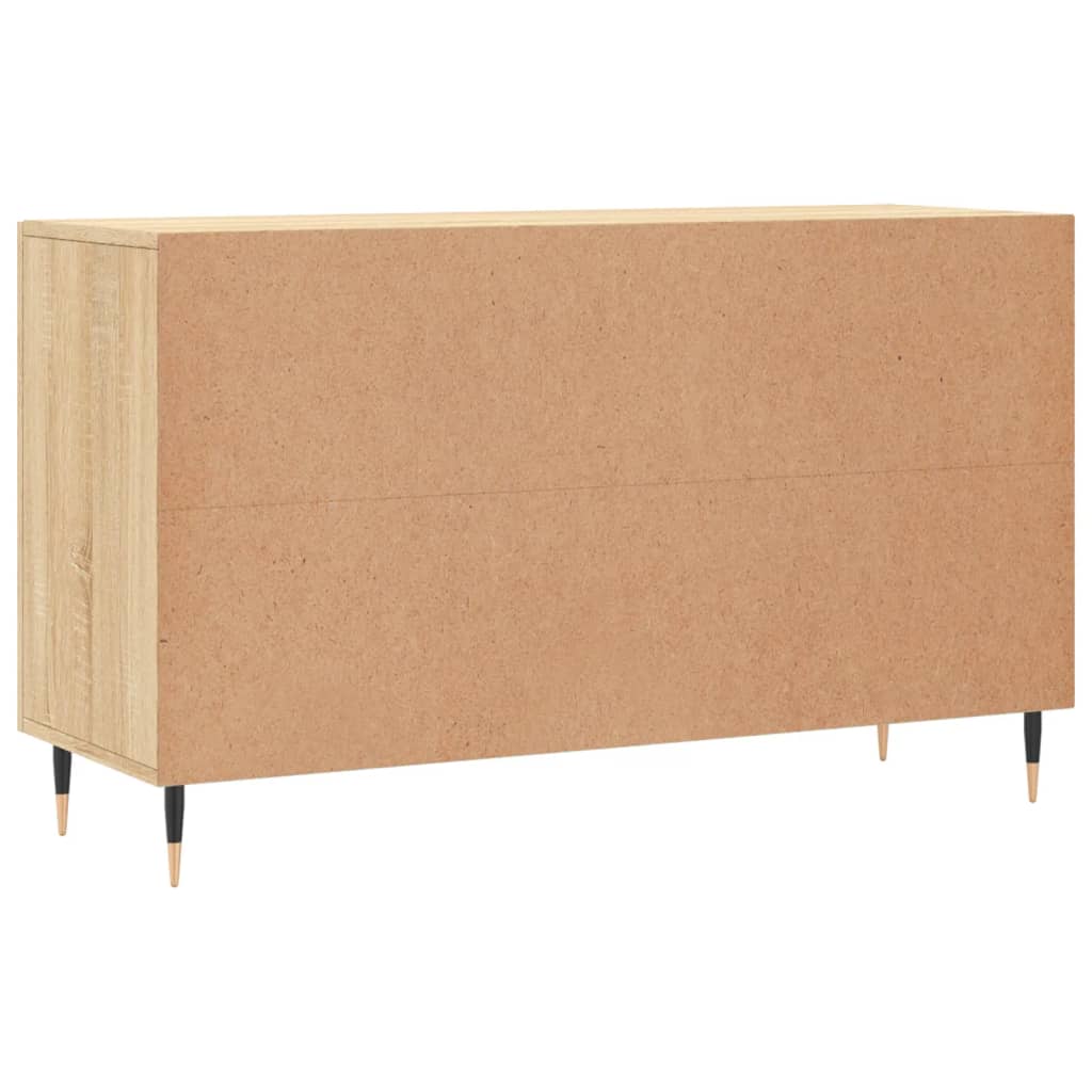 Vidaxl Komoda, Dąb Sonoma, 100X36X60 Cm, Materiał Drewnopochodny