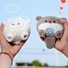 Panda Toy Plush Backpack Keychain Pendant Cartoon Animals Fill Doll Souvenir