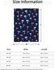 Coconut Palm Tree Throw Blankets All Season Ultra Soft Warm Summer Tropical Theme Fleece Blanket for Home Bed Sofa Couch Chair O