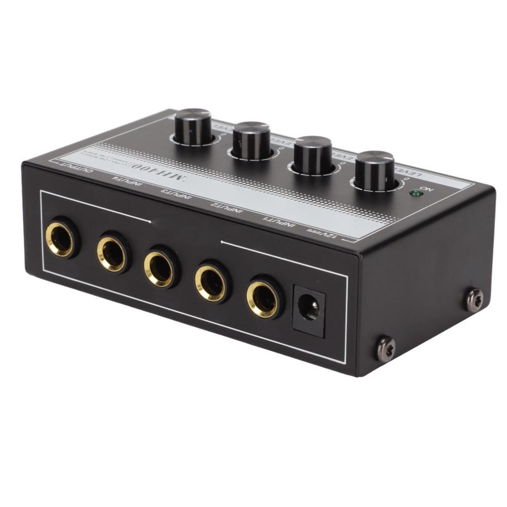 Low Noise Stereo Audio Amplifier Adjustable Volume Earphone Splitter for Clubs and Bars