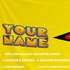 Pac-Man Custom Name Wall Tapestry Aesthetic Wall Hanging Printed Fabric Blanket Decorative Tapestries for Bedroom Living Room Home Decor