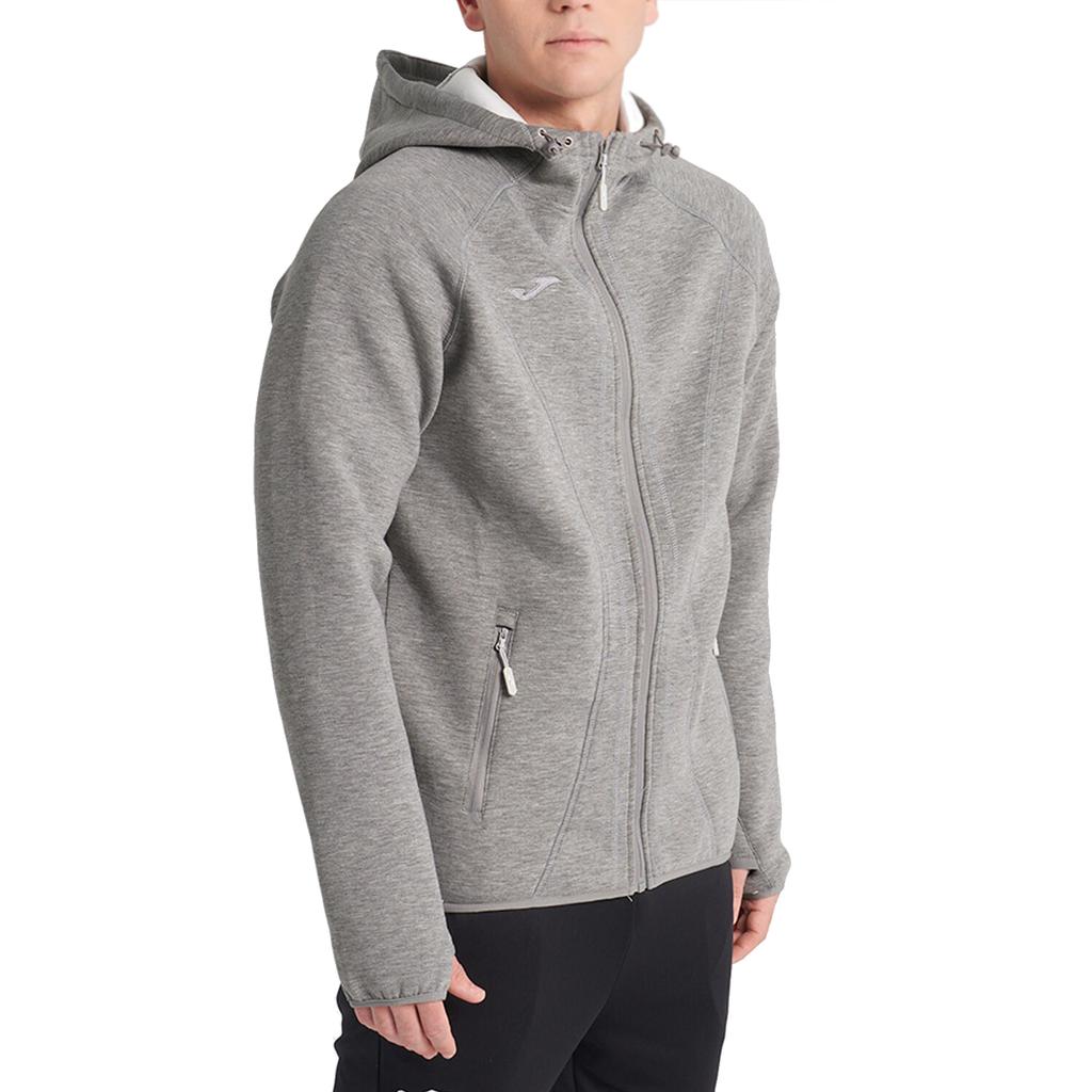 Joma Basilea Softshell Hoodie, Mens Grey Sweatshirt