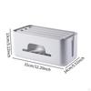Cable Management Box, Organizer, Lightweight, Hider for Power Strips, Desktops,