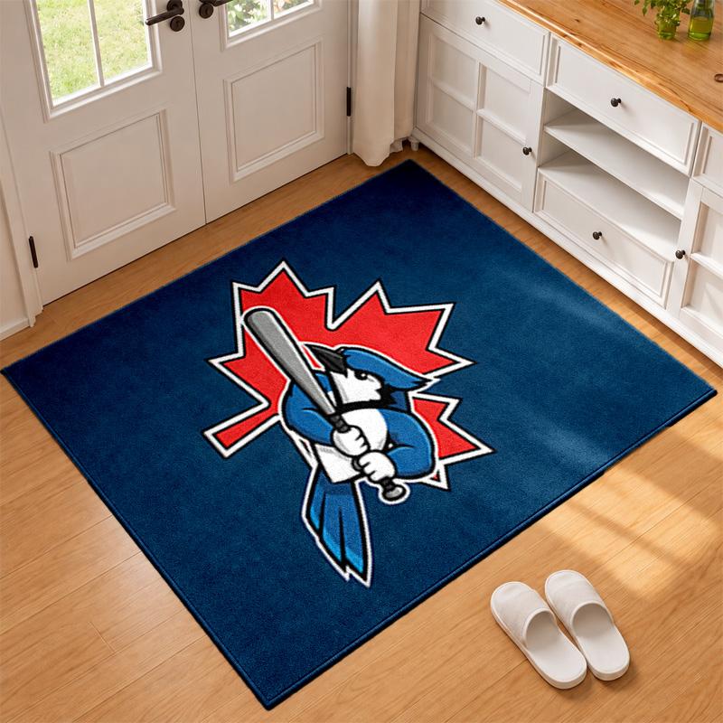 Blue Jays Academy Carpet Door Mat for Living Room or Bedroom Protective Mat Under Chair Office Decoration Christmas Gift Birthday Present