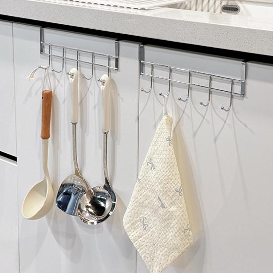 Door Hook Clothes Towel Hanger Strong Load-bearing Easy Installation Stainless