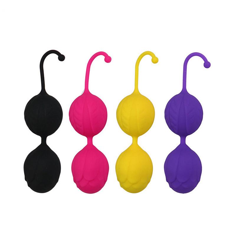 Silicone Kegel Balls Hardening Vagina Balls Pelvic Sports Floor Ben Wa Geisha Muscle Contraction Adult Toys For Women Rose Sex